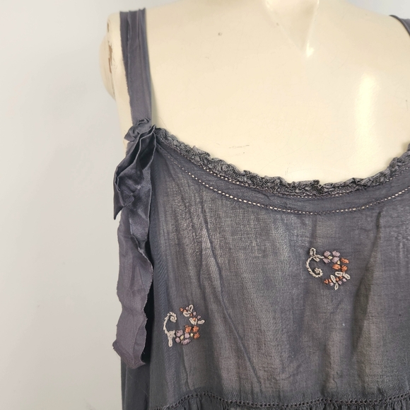Magnolia Pearl Embroidered Slip Dress - Picture 3 of 16